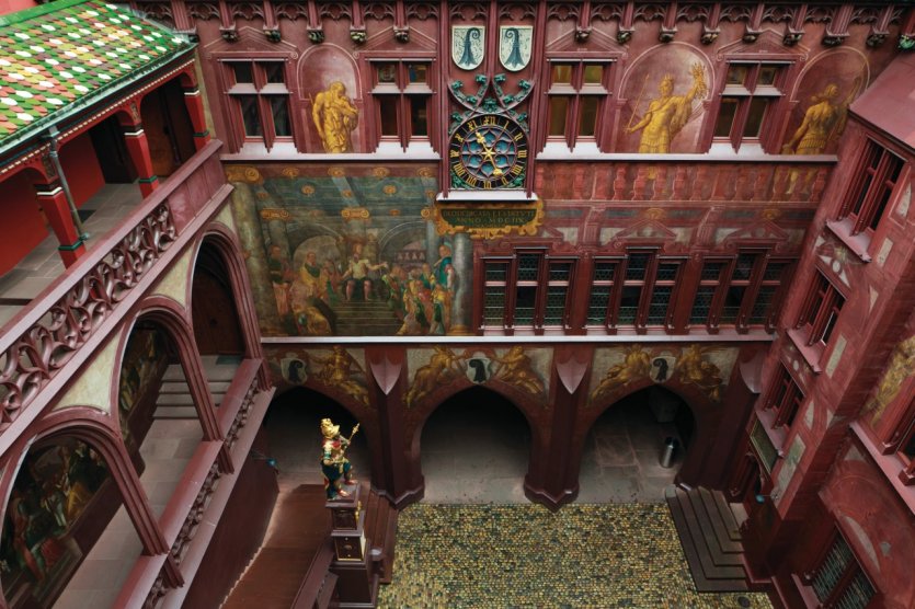 Cour intérieur de l'hôtel de ville.
