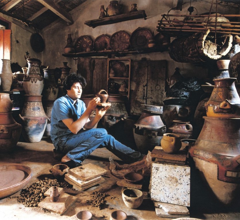 Jeune artisan kabyle.