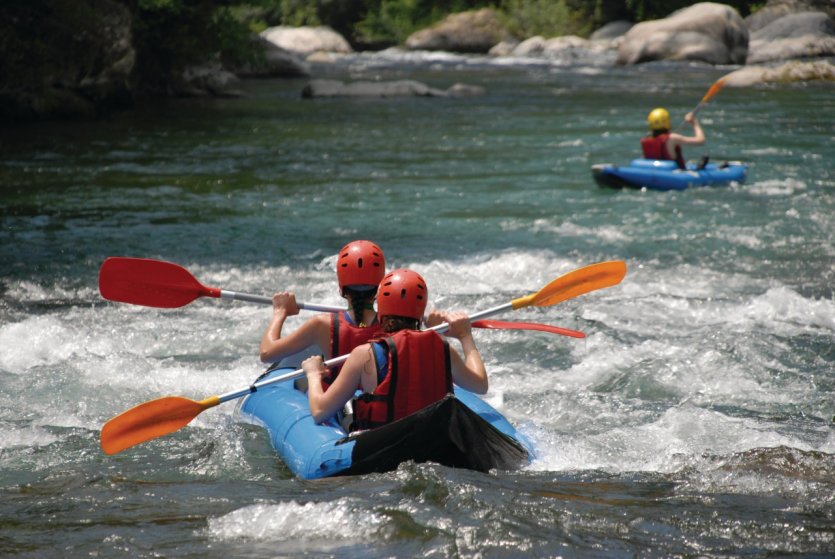 Descente des gorges de l'Ardèche en kayak