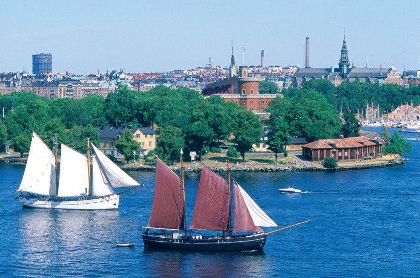 Bateaux à Stockholm.
