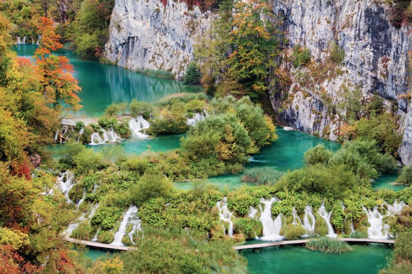 Parc national des lacs de Plitvice.