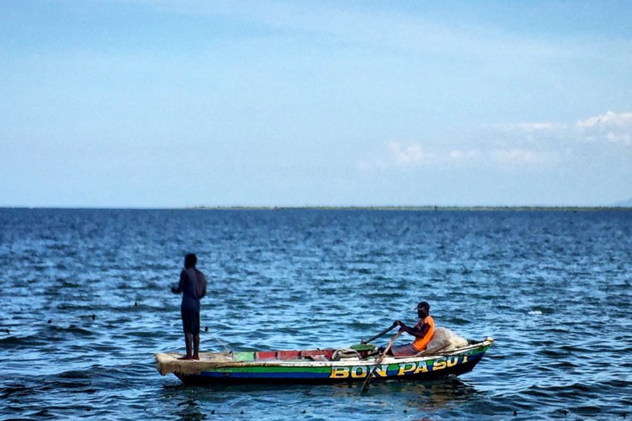 Pêcheurs au Cap Haïtien. Jean Cyril Pressoir