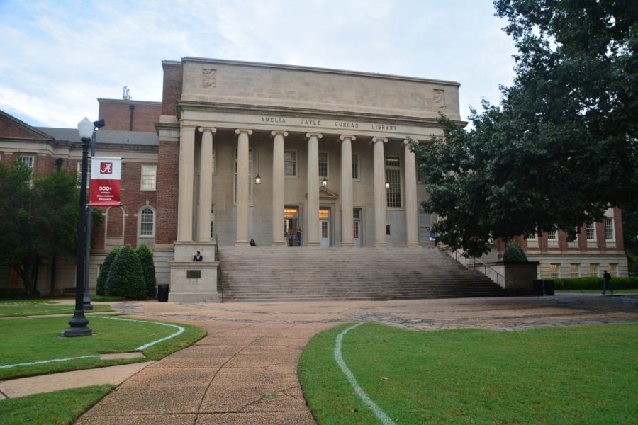Campus de l'université de Tuscaloosa. Nelly  JACQUES