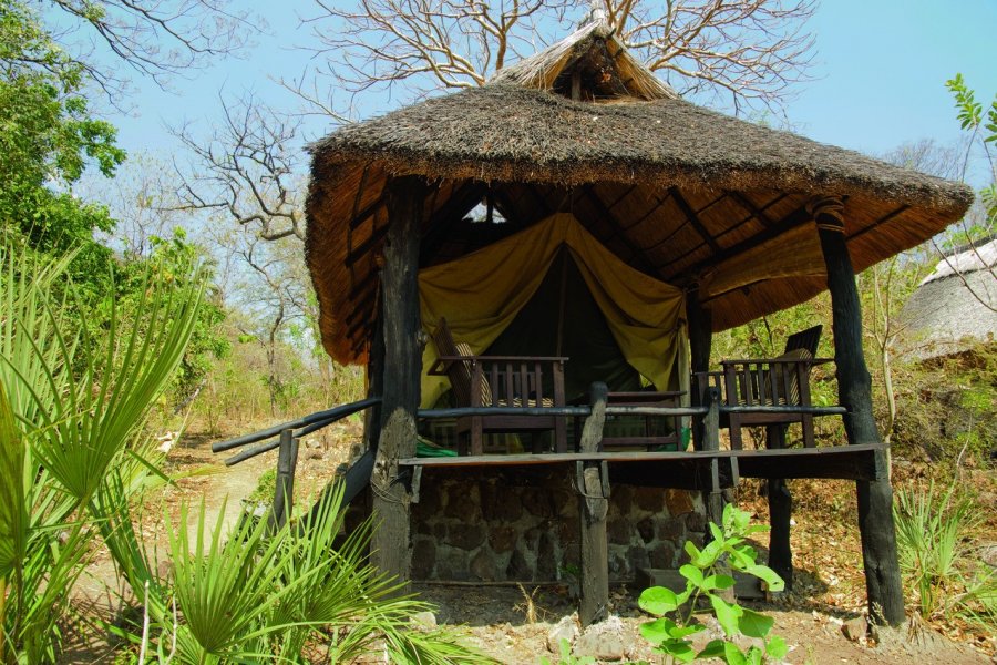 Tente du parc national de Gorongosa. HeckerBob - iStockphoto.com