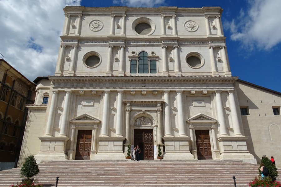 Basilique San Bernardino de L'Aquila. Caroline GEORGE