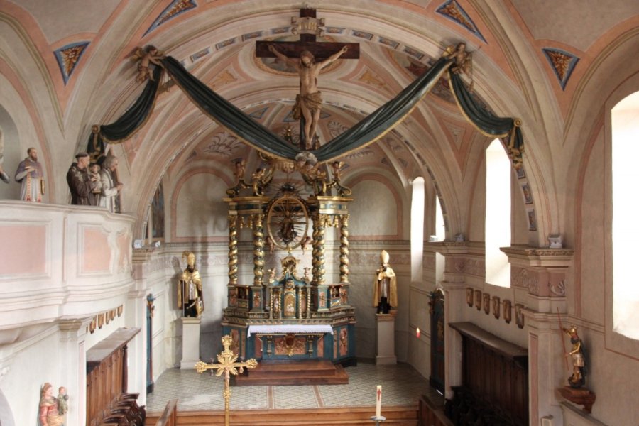 Eglise baroque de Flumet Muguette  BERMENT