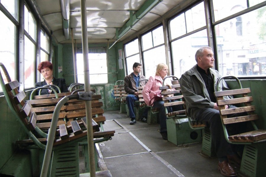 A bord du tramway Stéphan SZEREMETA