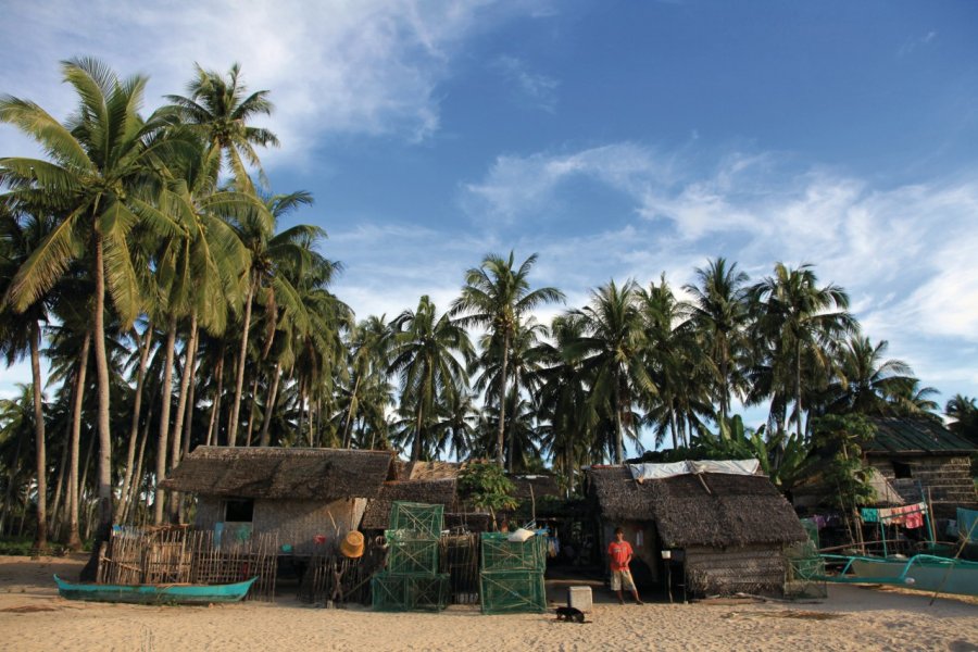 Village de Calitang au nord de Palawan. Arnaud Bonnefoy