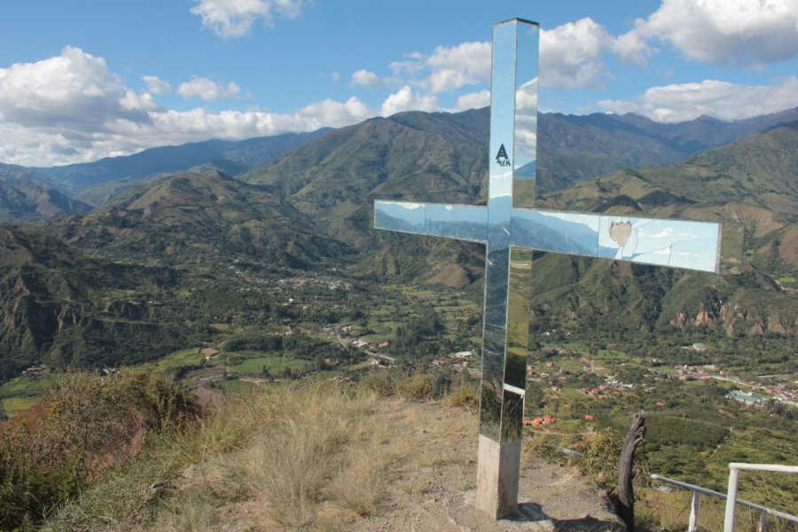 Depuis le Mirador, on domine la vallée et la ville de Vilcabamba. Jean-Baptiste THIBAUT