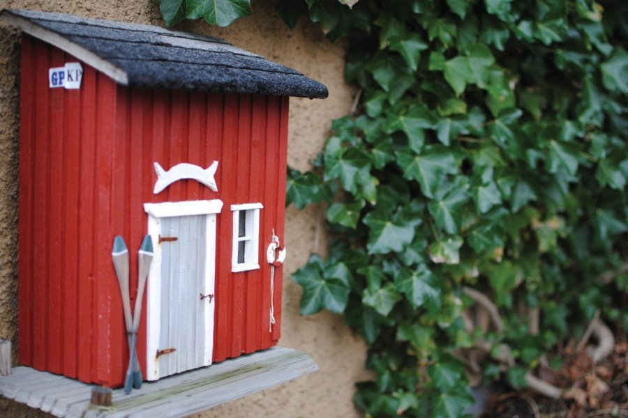 Boîte aux lettres décorée à la suédoise. Raphaël VANLEEMPUTTEN
