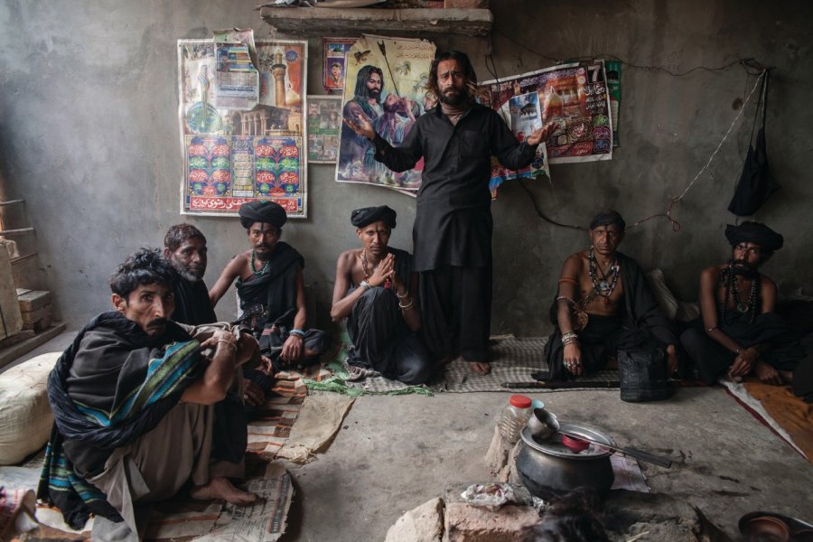 Membres d'une confrerie soufie de Multan, Punjab. www.orianezerah.com