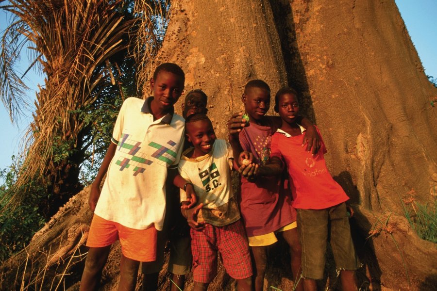 Enfants du village de Simal, région de Fatick. Author's Image