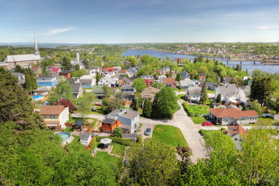 Ville de Saguenay, secteur Chicoutimi. Almanino - Shutterstock.com