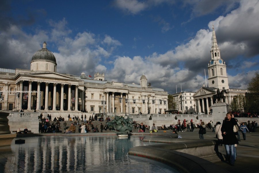 National Gallery à Trafalgar Square. Stéphan SZEREMETA
