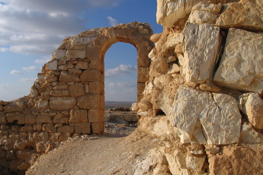 Les ruines de l'ancienne ville byzantine de Shivta. Iropa - iStokcphoto