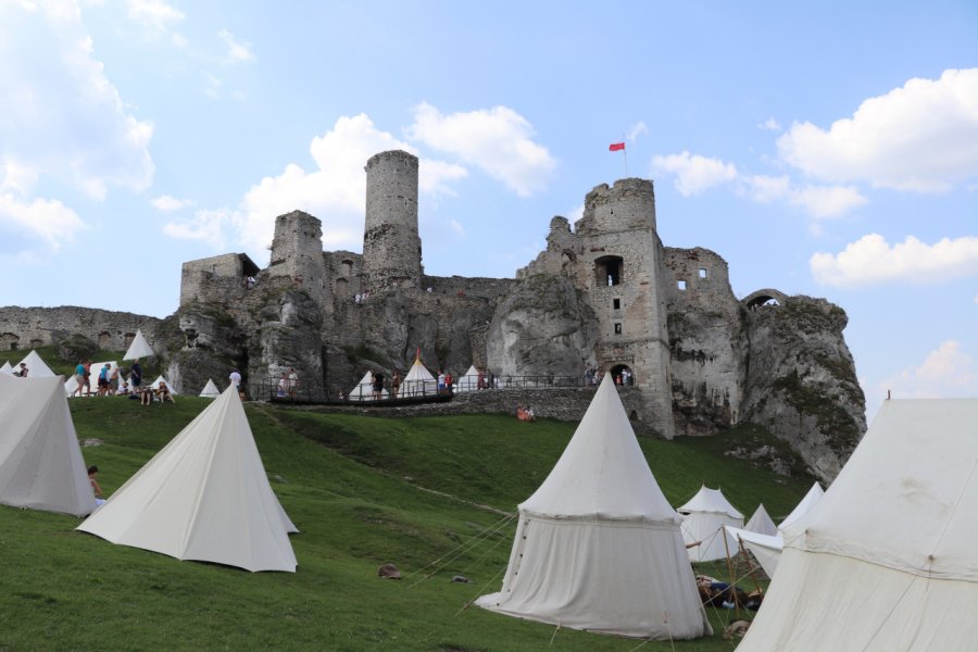 à Ogrodzieniec, siège le chateau fort le plus impressionnant du pays. Jean-Baptiste THIBAUT