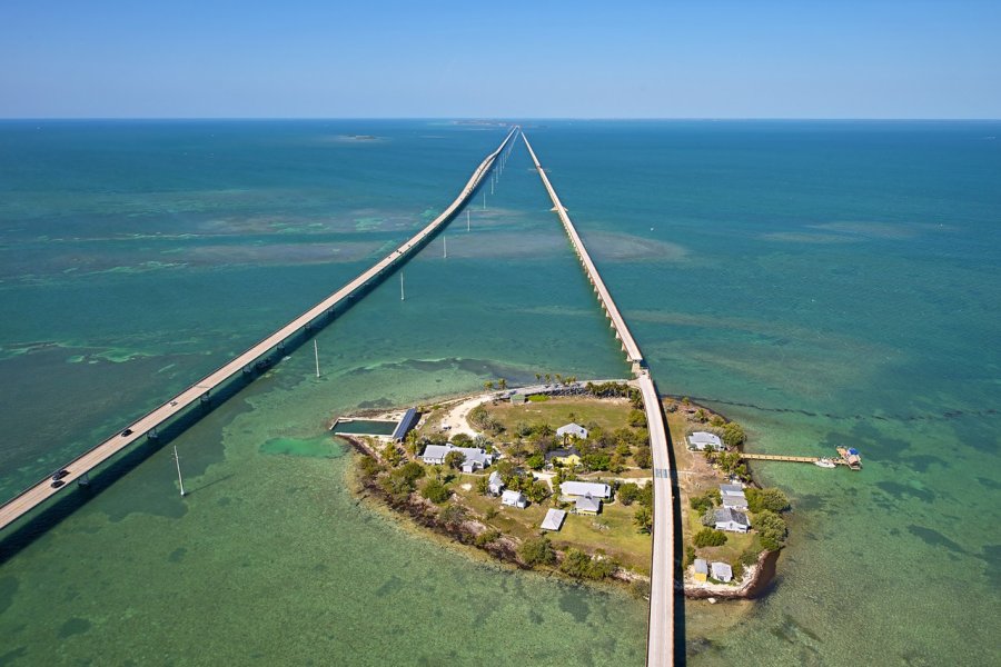 Pigeon Key et le Seven Mile Bridge. Andy Newman/Florida Keys News Bureau