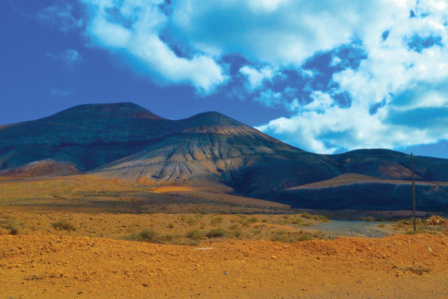 Paysages volcaniques sur la route de Lajares. Carine KREB
