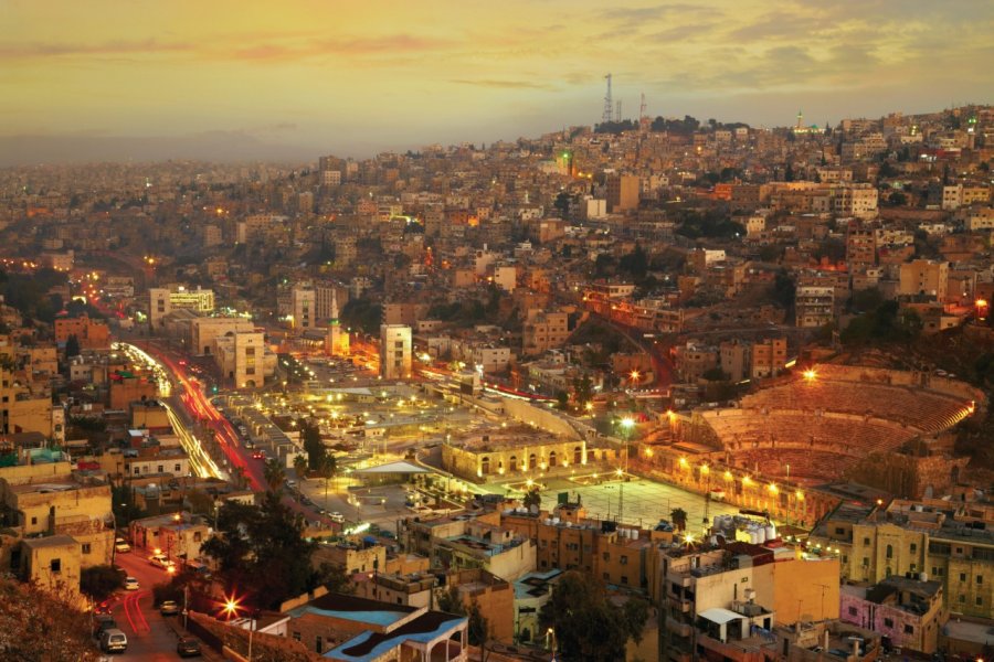 Les lumières de la ville d'Amman. Silverjohn - iStockphoto