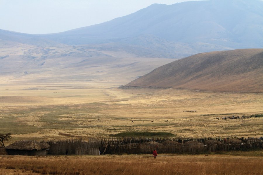 Paysage de l'aire de conservation du Ngorongoro Stephan SZEREMETA