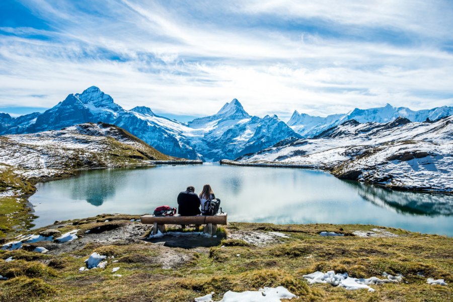 Randonnée dans les environs de Grindelwald. Boris-B - Shutterstock.com