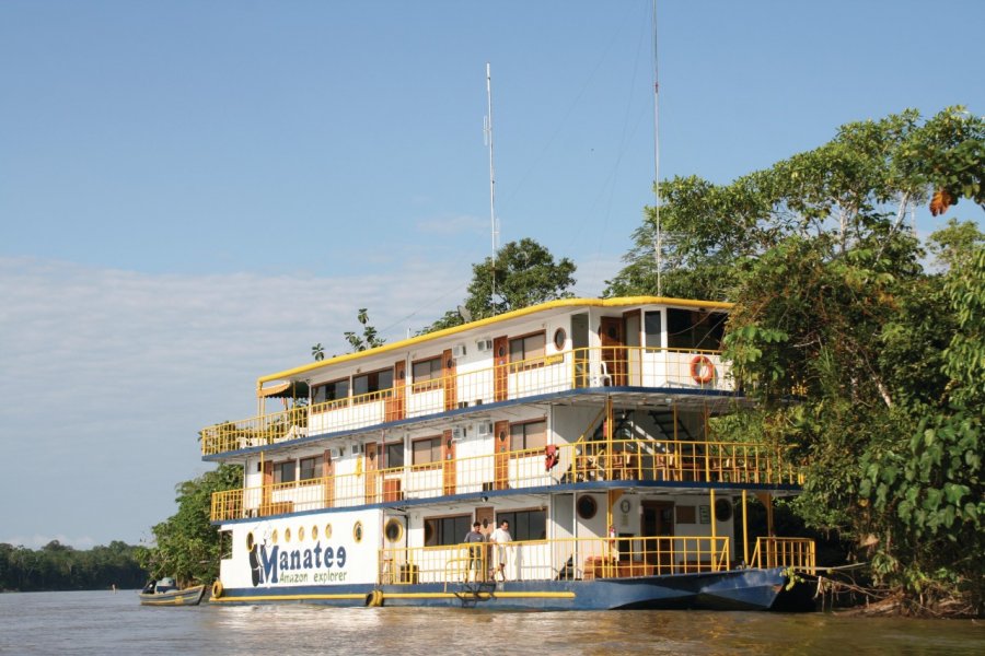 Le Manatee Amazone Explorer permet de faire plusieurs étapes sur le Río Napo. Stéphan SZEREMETA