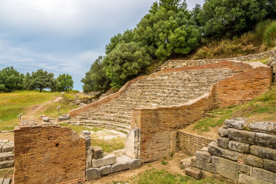 Ancient théâtre romain près de Dürres. milosk50 - Shutterstock.com