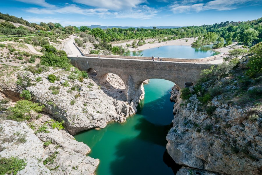 Le pont du Diable sur l'Hérault. DR