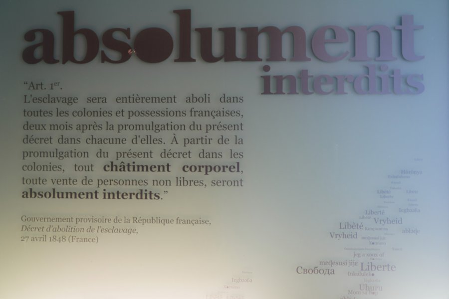MÉMORIAL DE L'ABOLITION DE L'ESCLAVAGE