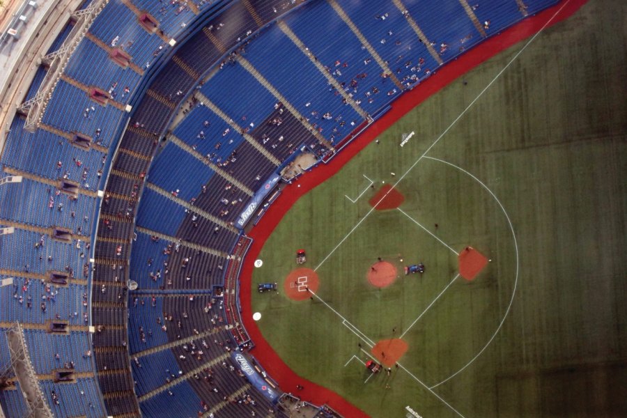 Match de baseball au Rogers Centre. Stéphan SZEREMETA