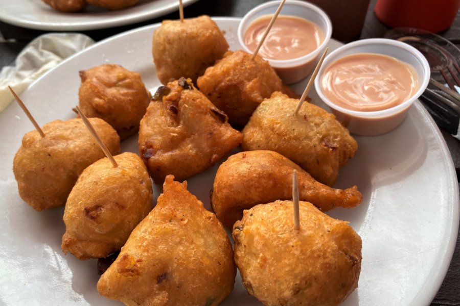 Conch Fritters. Dennis Wildberger - Shutterstock.com