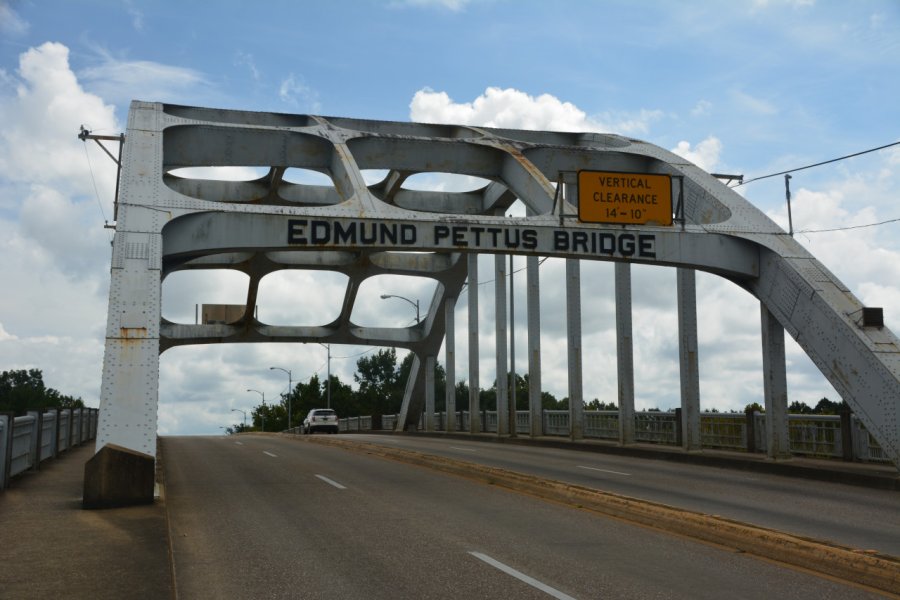 Le célèbre pont d'où est partie la marche de Selma à Montgommery. Nelly  JACQUES