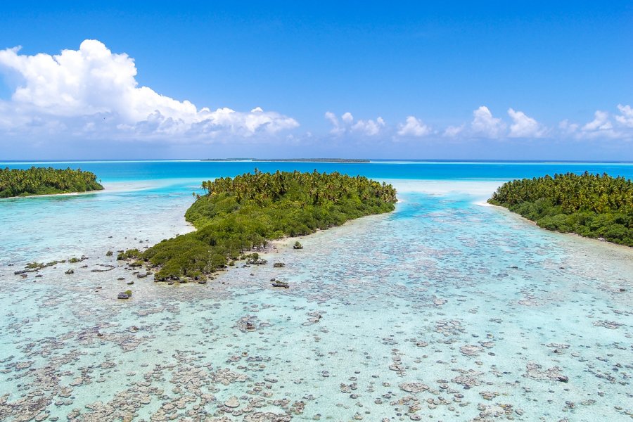 Paysage idyllique de l'atoll de Tetiaroa. Xavier Hoenner - Shutterstock.com