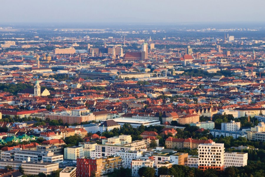 Munich vue depuis l'Olympiaturm. Lawrence BANAHAN - Author's Image