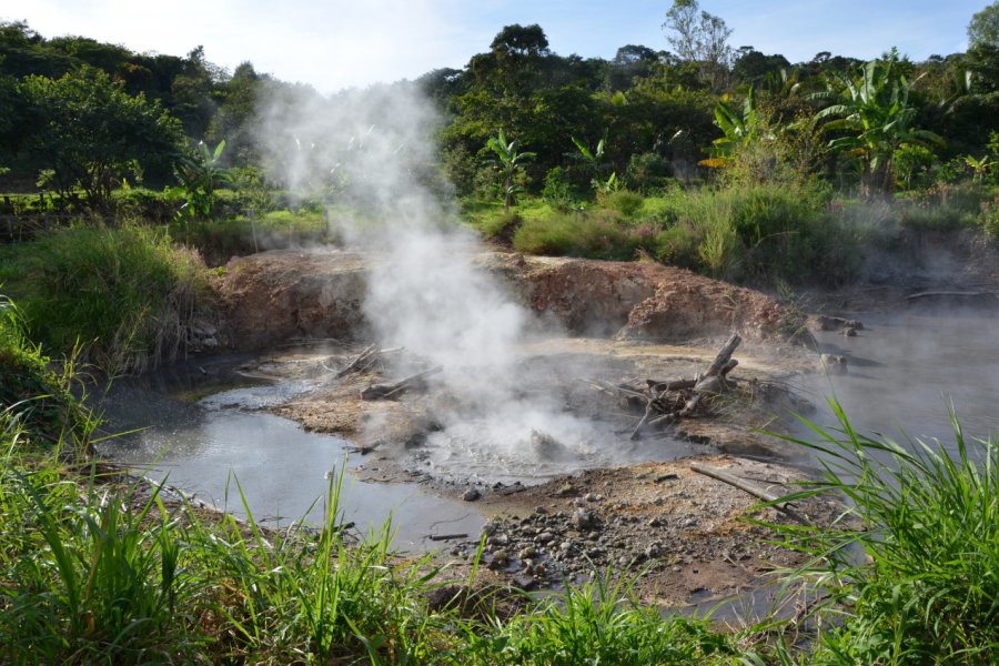Ahuachapan est connue pour son activité géothermique intense. Caroline DHERBEY