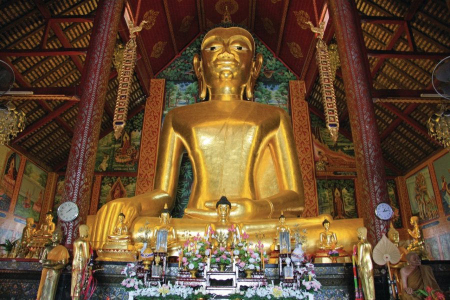 Vue du bouddha de Wat Jet Yot. Jérôme BOUCHAUD