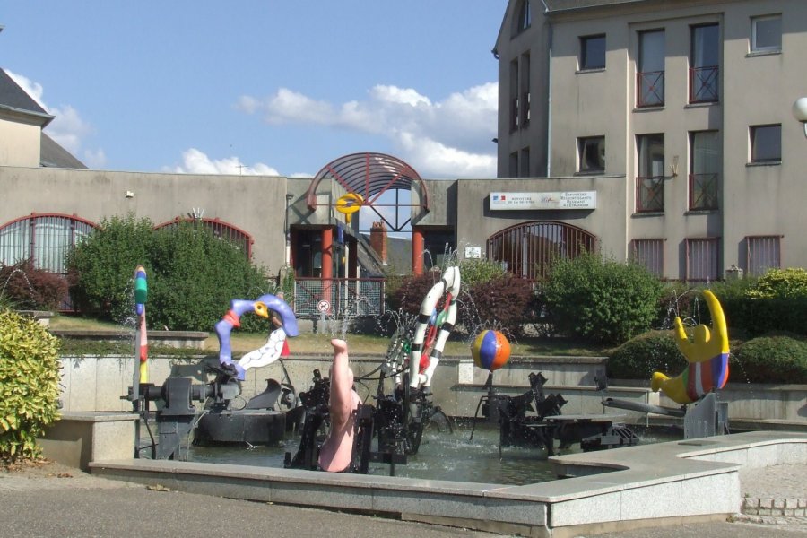 La Fontaine de Niki de Saint Phalle et Jean Tinguely. Laëtitia STEIMETZ