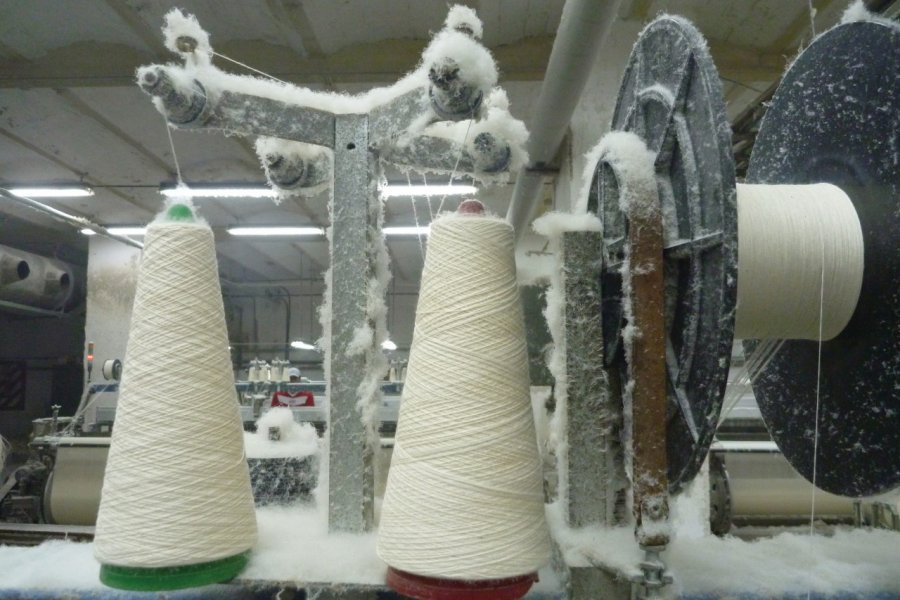 Fabrique de textiles en coton de Pilar. Nicolas LHULLIER