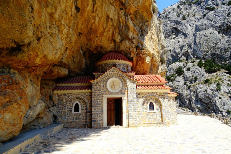 Chapelle Agios Nikolaos dans les gorges Kotsifou. Pauline BOYER
