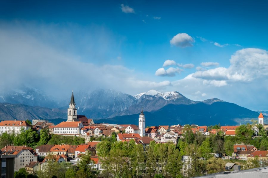 Vue panoramique de Kranj. sonsam - Shutterstock.com