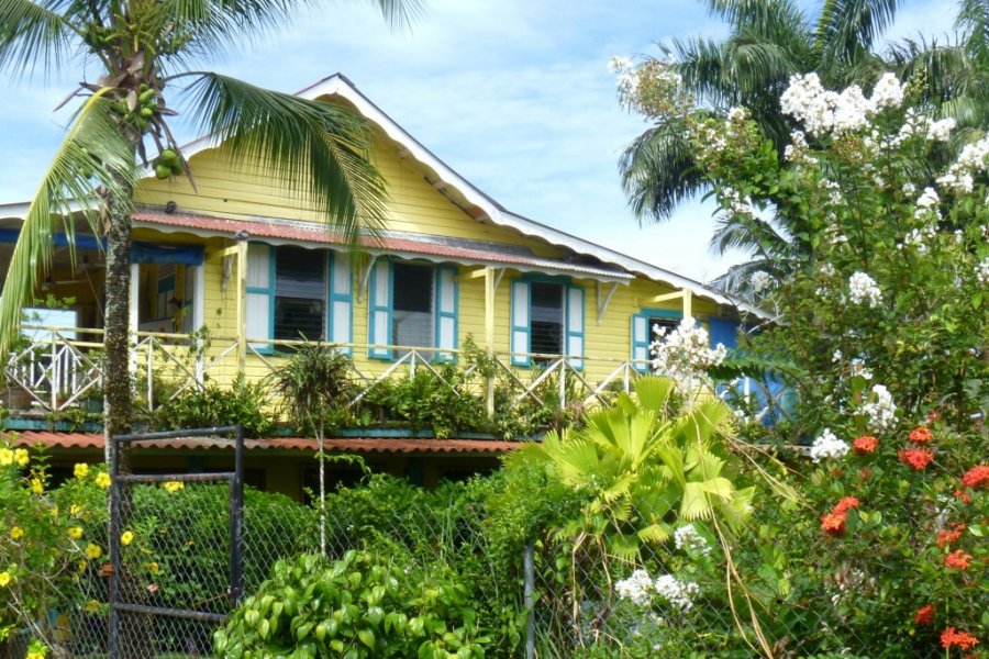Maison typique caribéenne à Bocas. Nicolas LHULLIER