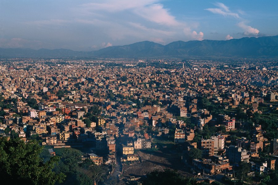 Autour de Kathmandou, les cultures ont cédé la place au béton. Depuis quelques années, la capitale connaît un véritable boom urbain. Author's Image