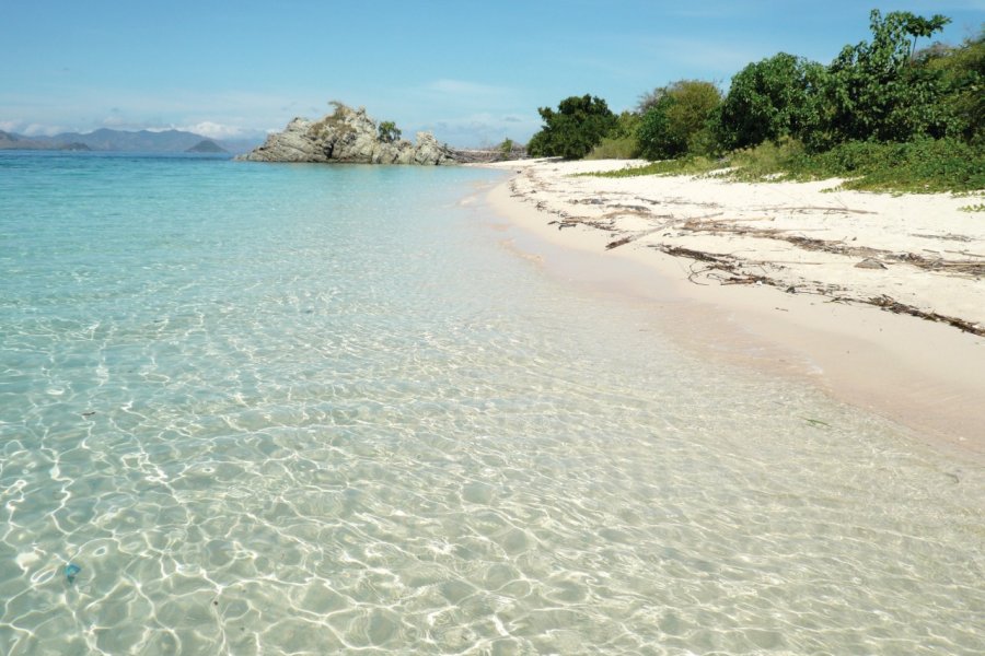 Site de plongée de l'île Bidadari et ses eaux transparentes. Stéphan SZEREMETA