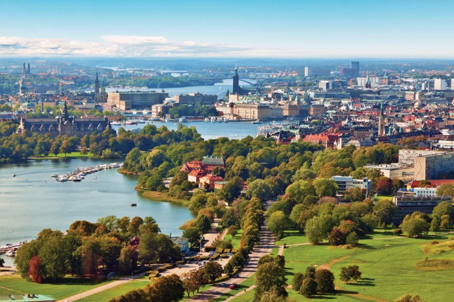 Panorama de Stockholm. Scanrail - iStockphoto