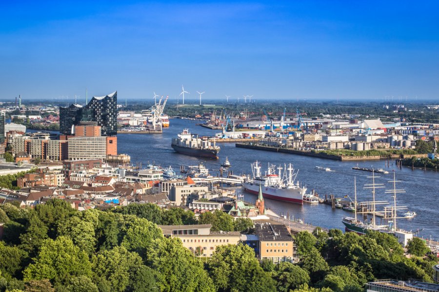 VISITE DU PORT DE HAMBOURG