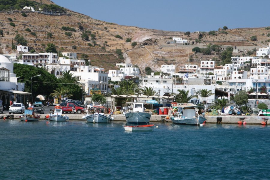 Skala, port de l'île de Patmos. Vangelis Thomaidis - Fotolia