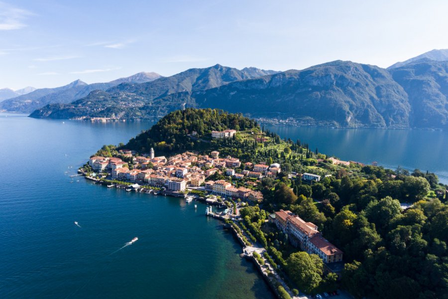 Vue sur le village de Bellagio et sur le lac de Côme. SimonePolattini - Shutterstock.com