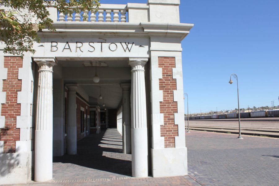 L'ancienne gare de Barstow devenue musée. Jean-Baptiste THIBAUT