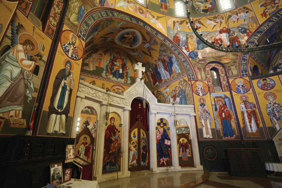 Intérieur de la cathédrale orthodoxe de Sarajevo. Dr_arsla - iStockphoto
