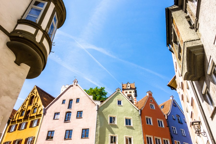 Füssen et ses jolies façades colorées. FooTToo - Shutterstock.com